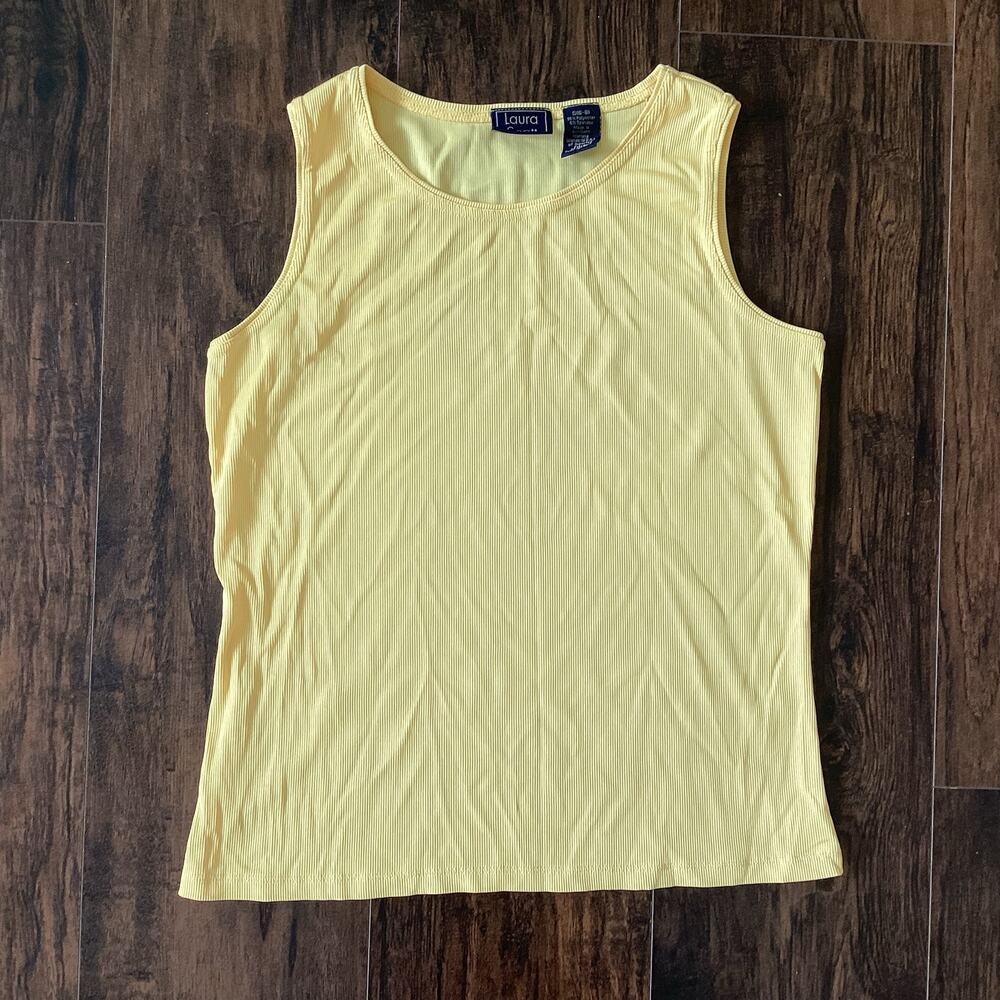 Laura Scott Ribbed Tank Top - Picture 3 of 5